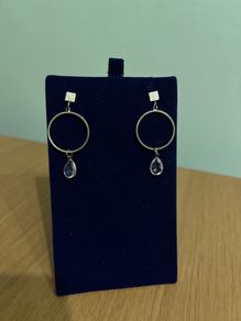 Gold tone earrings