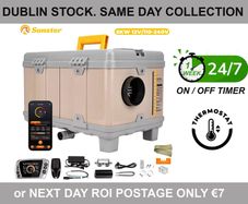 Toolbox style Heater with Power Supply, Bluetooth App. Latest 2025/2026 model. Silent Pump.