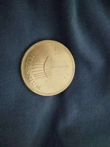 2000 millennium 1 pound old Irish rare coin