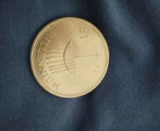 2000 millennium 1 pound old Irish rare coin