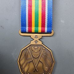 South African Police Service Ten Year Commemoration Medal