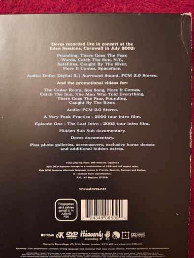 DVD The Doves where we're calling from