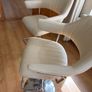 2 cream barstools Image 2