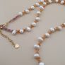 Elegant Fresh Water Pearl and Agate Beads Necklace Image 5