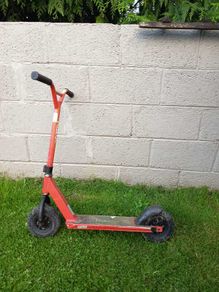 Red Razor off-road scooter