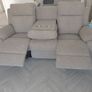 3 & 2 seater reclining couches for sale. As new. Image 2