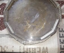 Large Old Silver Plated Serving Tray, Postage Available or Collection on all my items