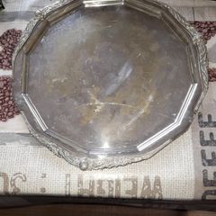 Large Old Silver Plated Serving Tray, Postage Available or Collection on all my items