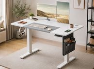 main image for ad Height-adjustable desk electric white FREE DELIVERY