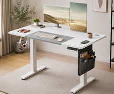 Height-adjustable desk electric white FREE DELIVERY