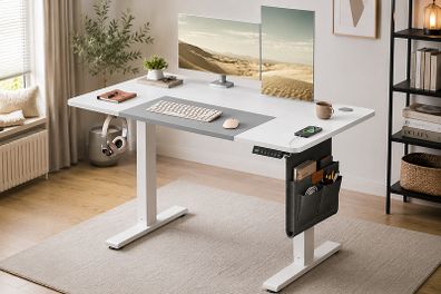 Height-adjustable desk electric white FREE DELIVERY