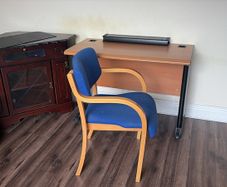 Desk and chair