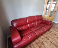Leather sofas