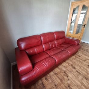 Leather sofas