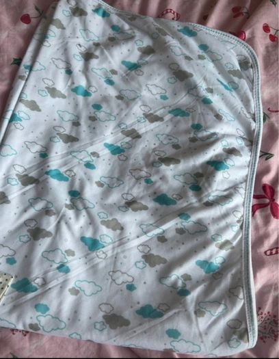 Baby boy clothes and blanket