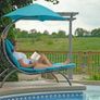 Original Dream Lounger Lounger Steel Turquoise 177 x 76 x 117 cm Image 2