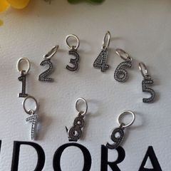 New genuine pandora number charms