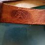 men's. Real. leather. belt.   Size. Med Image 2