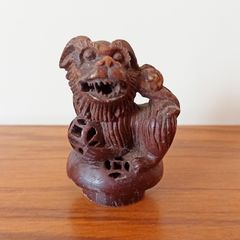 Foo dog traditional mythical guardian creature height 7.5cm