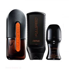 3in1 Men's Gift Set: All Speed Perfume + Roll On + Shower Gel