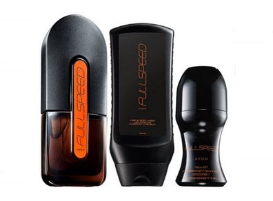 3in1 Men's Gift Set: All Speed Perfume + Roll On + Shower Gel