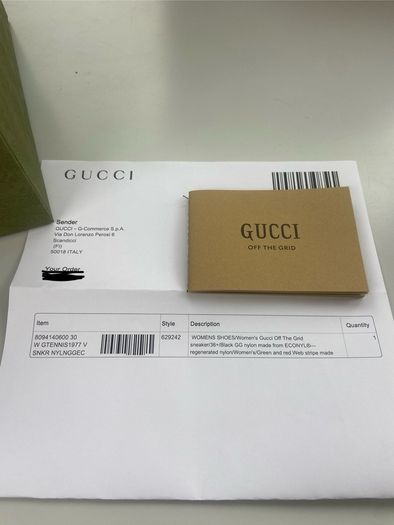 GUCCI  Off The Grid Women's Trainer: As New !  Worn Once (fit Uk4/37)