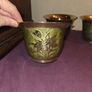 Set of 4 Cloisonne Brass Planters Image 7