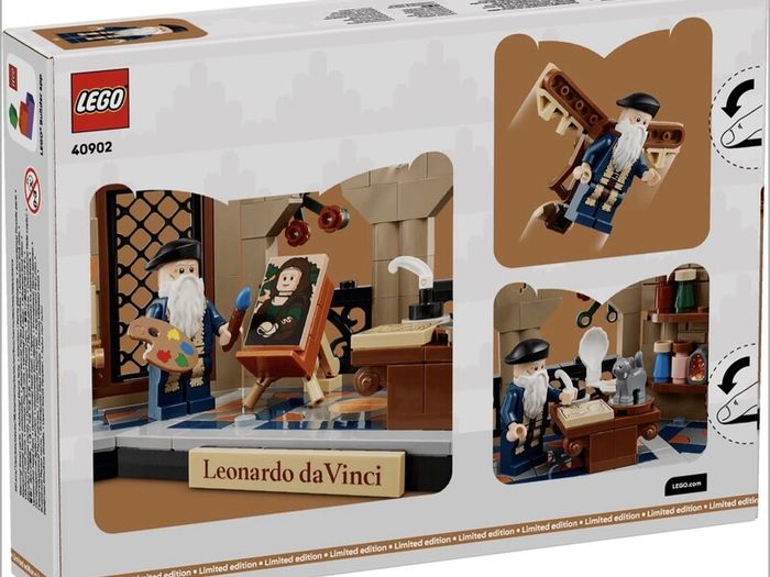 LEGO Tribute To Leonardo Da Vinci 40902 - Gwp | New | Original Box | 24h Shipping