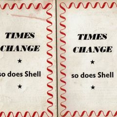 SHELL OIL 1937 pamphlet illustrated by Brian Robb