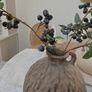 Vase with Two Blueberry Stems Image 2
