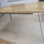 Dining table - hairpin leg Image 7