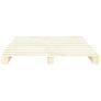 Pallet Bed Frame Solid Pine Wood 160x200 cm Image 4