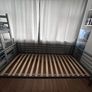 IKEA SVARTA grey/silver metal daybed Image 4