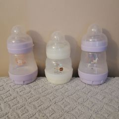 MAM bottles hardly used