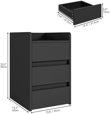 Set of 2 Bedside Table