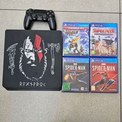 Playstation 4, Controller and 4 Games