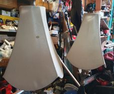 antique lamps pair