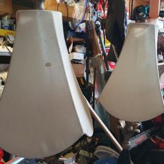 antique lamps pair