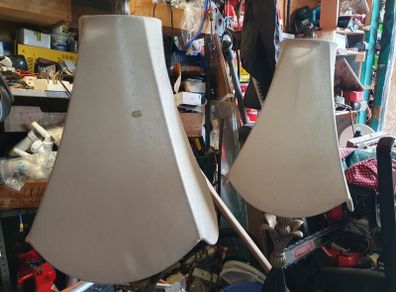 antique lamps pair