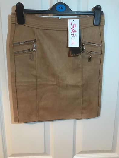 BNWT Suede Mini Skirt