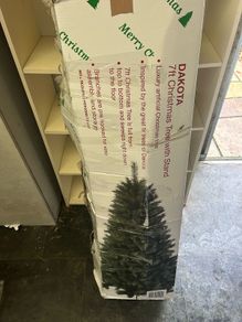 7 ft Christmas Tree very good condition also two sets of lights