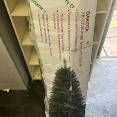 7 ft Christmas Tree very good condition also two sets of lights