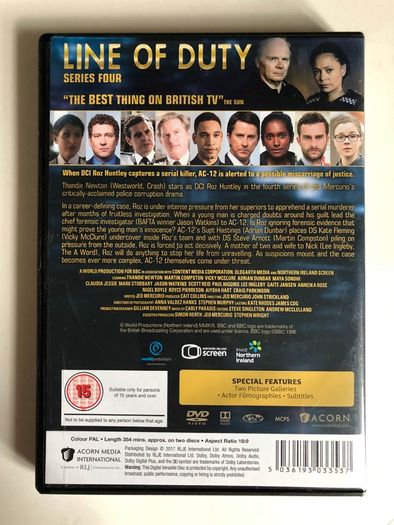 Line Of Duty - Series 4 (2017) [DVD TV Boxsets]