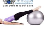 65 Cm Gym Yoga Ball Exercise Swiss Fitness Pregnancy Birthing Anti Burst + Pump