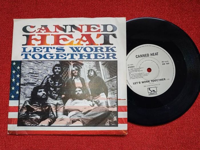 Canned Heat Let's Work Together 7 inch