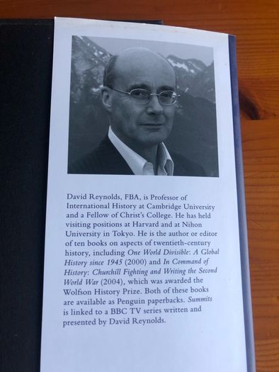 History book:'Summits.Six meetings that shaped the twentieth century' by David Reynolds