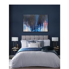 Title: Drowning Light, XL Abstract painting, by artist Helen Mathews