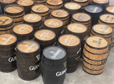 Whiskey Barrels/ Home Bar Counters/Fire Mantles