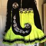 Beautiful yellow and black irish dancing solo dress Image 2
