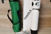 OXYGEN Gima Oxygen Cylinder 3, with reducer and cover - UNI - empty